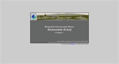 Desktop Screenshot of gis.komunala-kranj.si